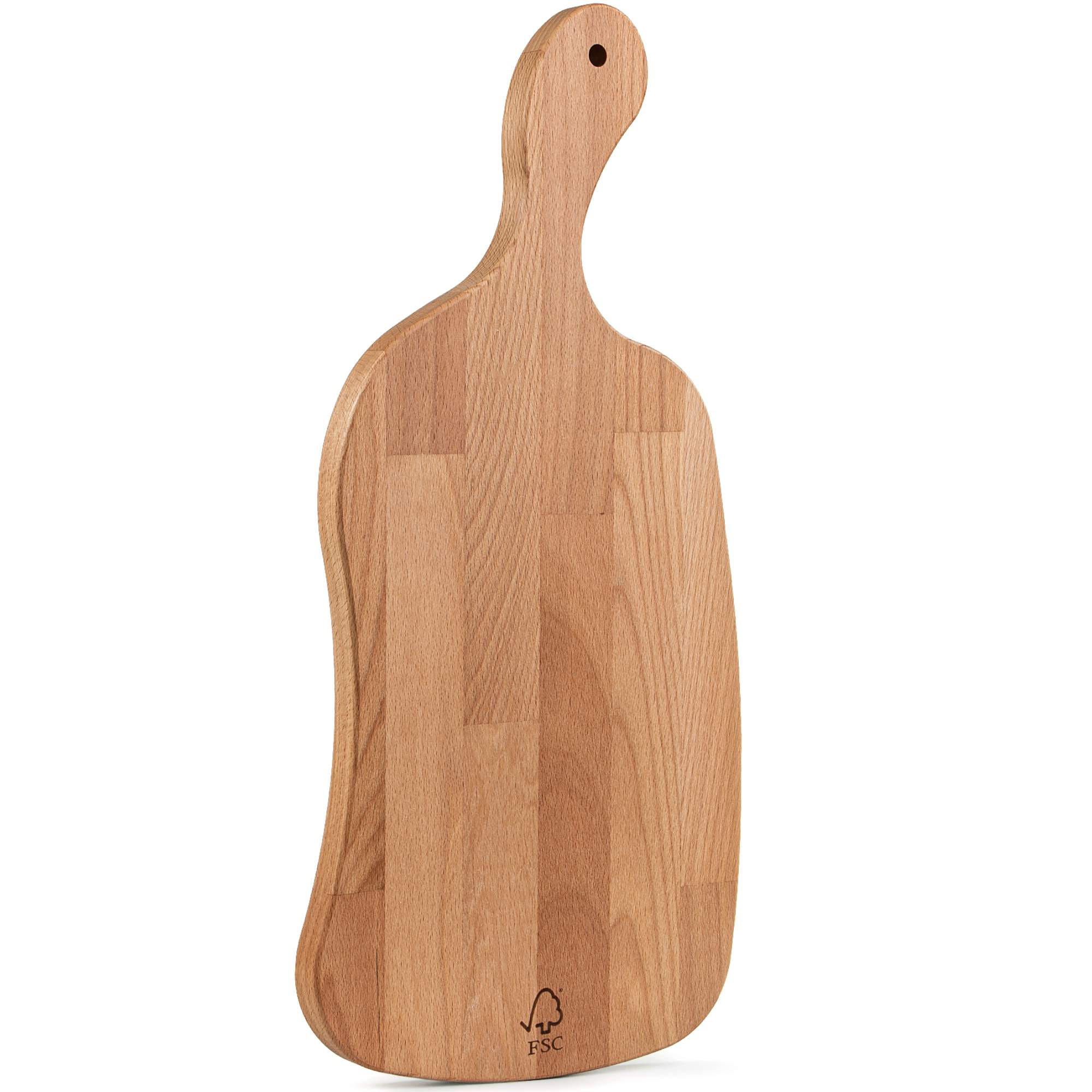 SCHNEIDEBRETT Holz Buche geölt LIVO - Buchefarben, Holz (23/49cm) - KONSIMO®