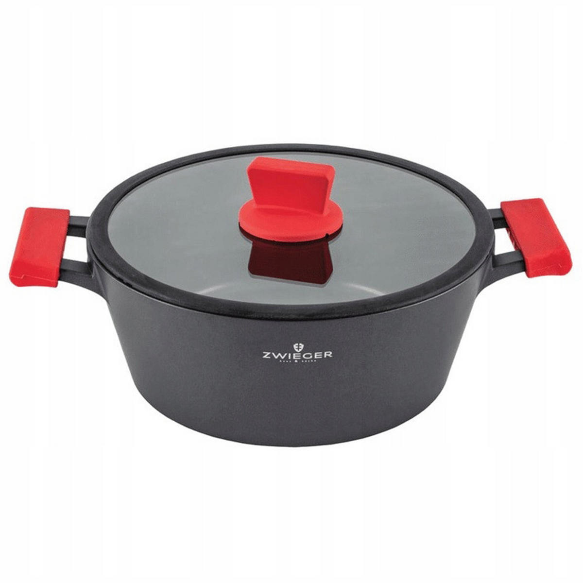 KOCHTOPF Obsidian Schwarz 37/30.5/14 cm Metall - Schwarz, Metall (30.5cm) - Mondex