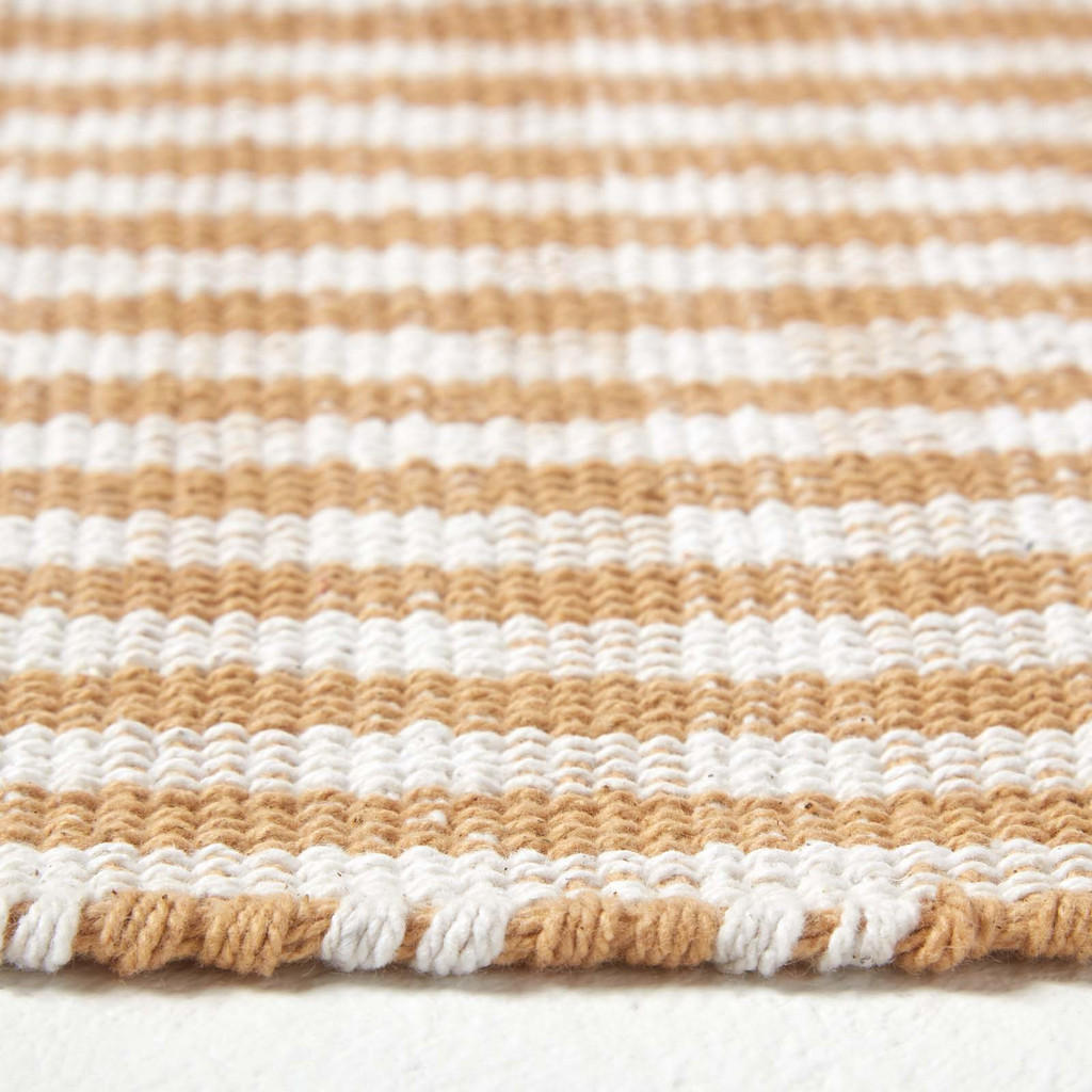 Thumbnail - Homescapes Teppichläufer, Beige, Textil, Kariert, Rechteckig, 66x200 cm, Teppiche & Böden, Teppiche, Teppichläufer