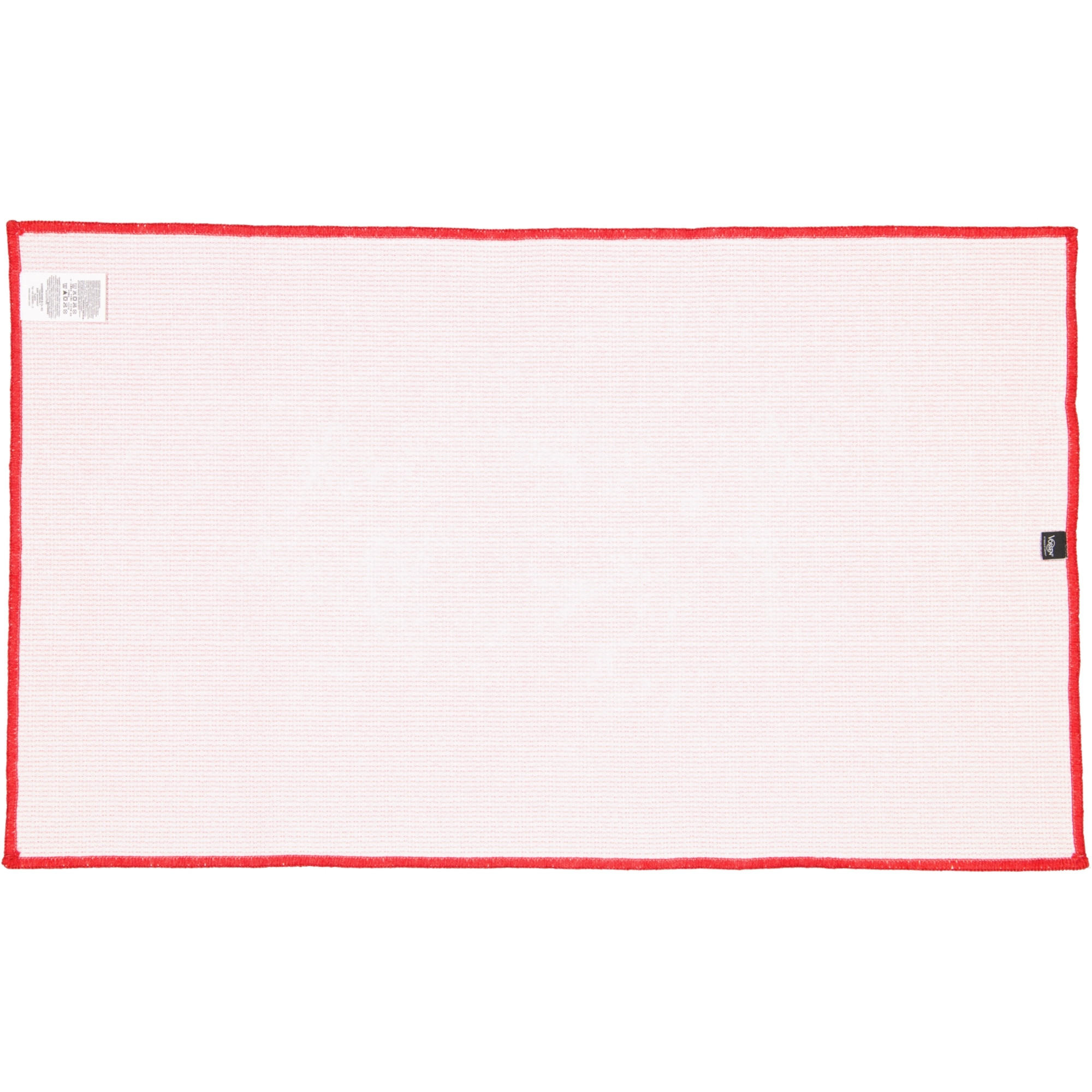 BADTEPPICH Rot 60/100 cm  - Rot, Basics, Textil (60/100cm) - Vossen
