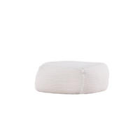 SITZPOUF LUCA Weiß 60x60x40 cm - Weiß, Textil (60/40/60cm) - FURNLUX