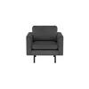 SESSEL Lioni-Kronos 34 - Dunkelgrau, Holz/Textil (83/84/94cm)