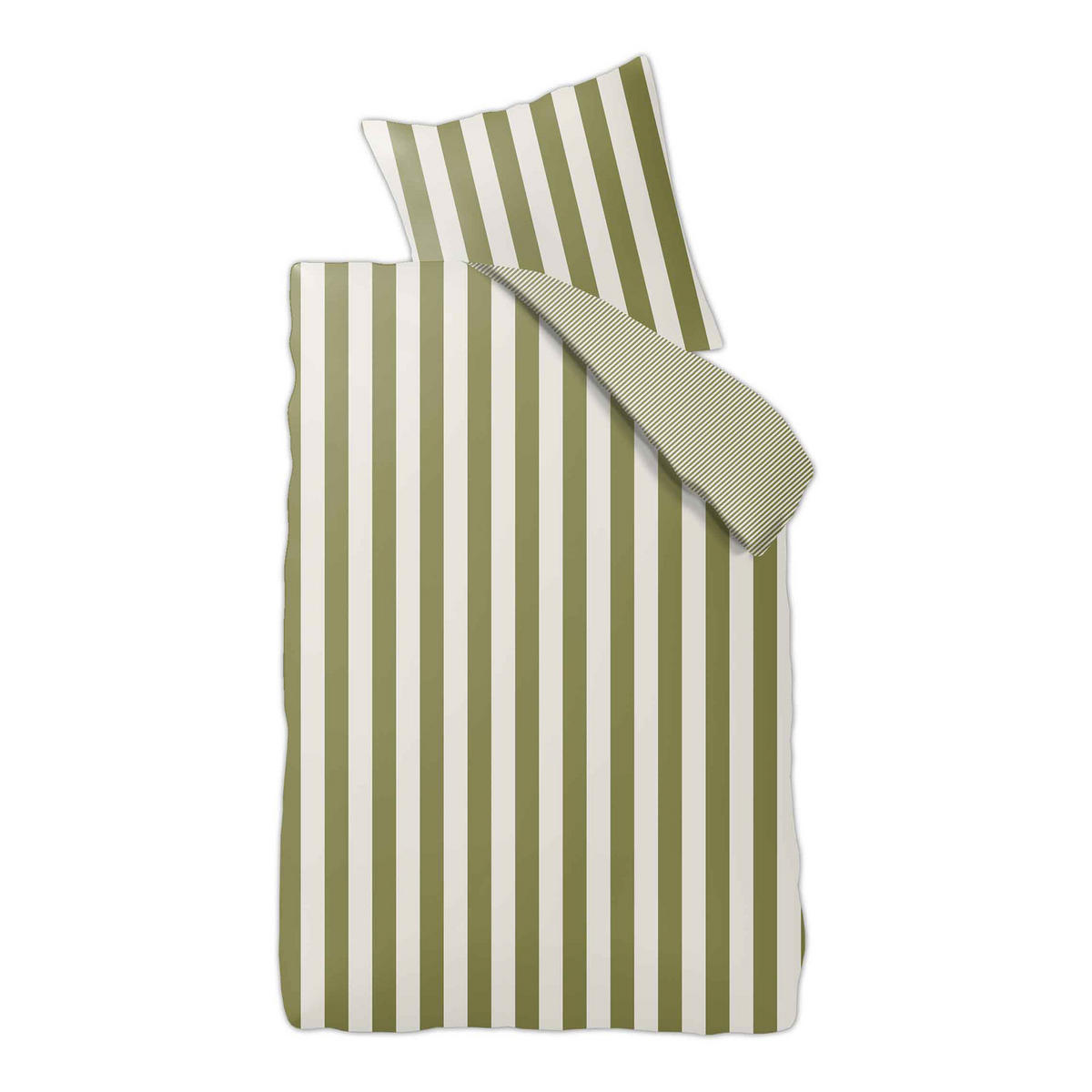 BETTWÄSCHE All Dreams aus Baumwolle 155 x 220 cm - Olivgrün, Textil (135/200cm) - Butlers