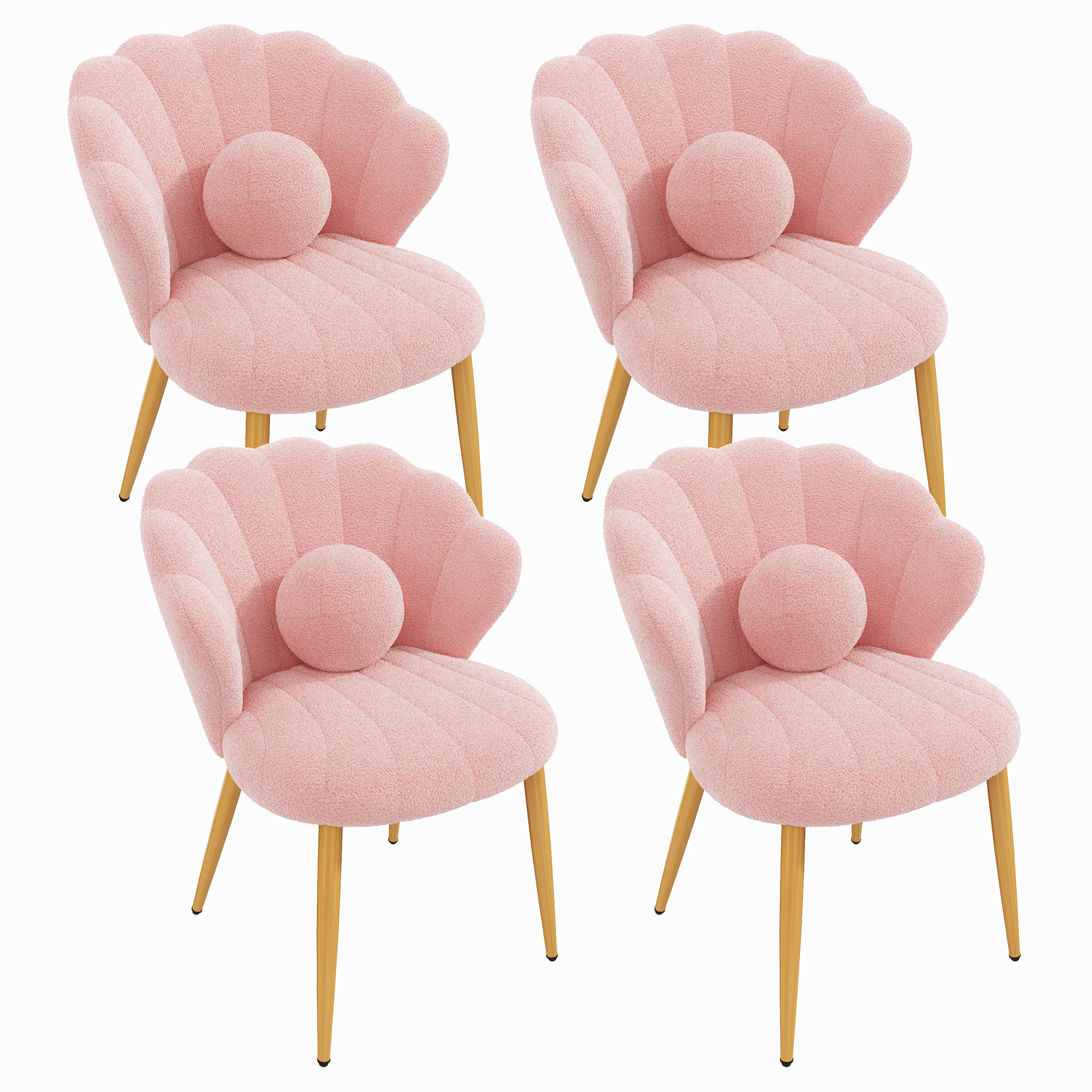 ComfortXL Stuhl-Set Pink 62.5x83x60 cm