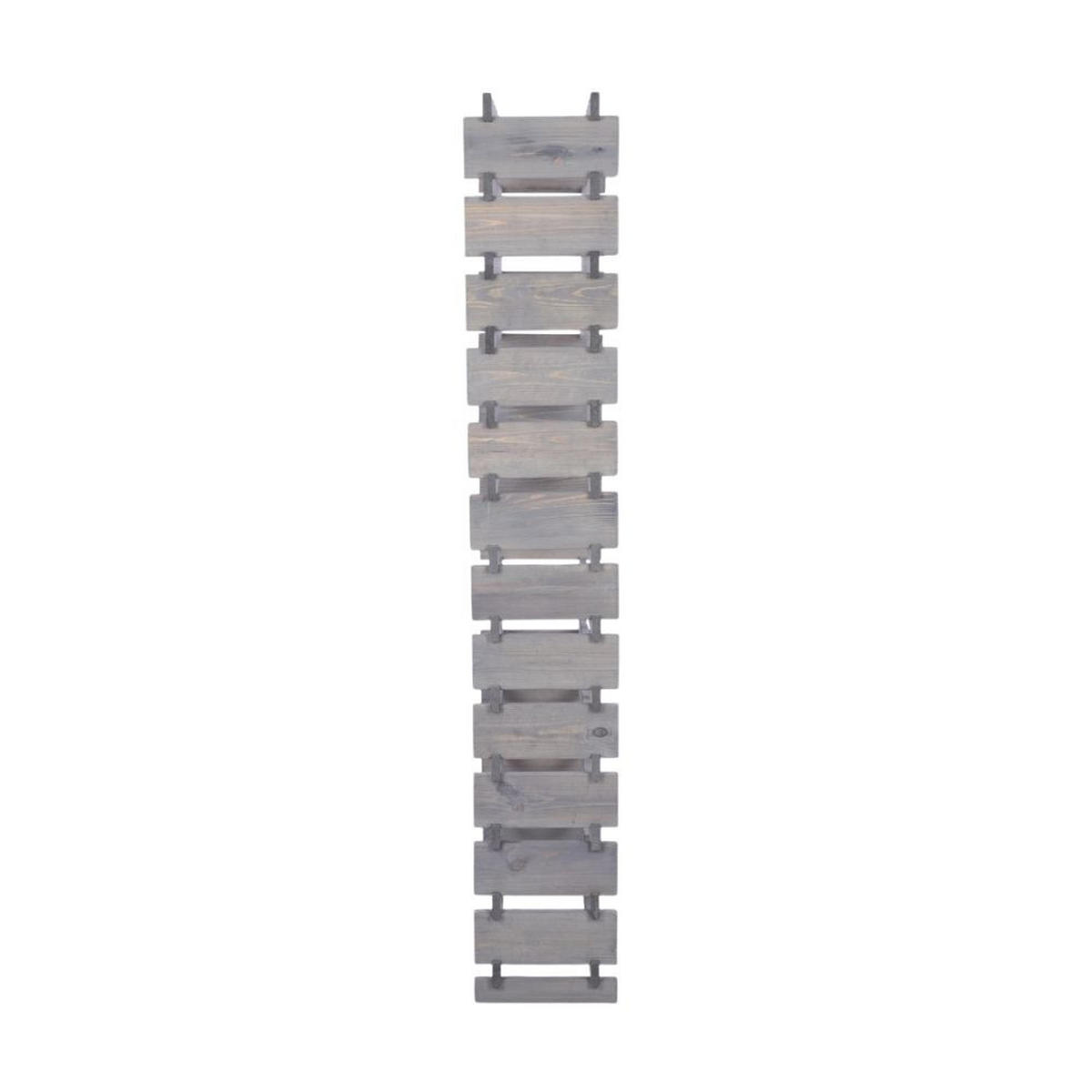 WEINREGAL VINOTECA FLEX PRO HxBxT 177x65x28cm 78 Flaschen auf 13 Ebenen Grau - Grau, Holz (65/177/28cm) - PROREGAL
