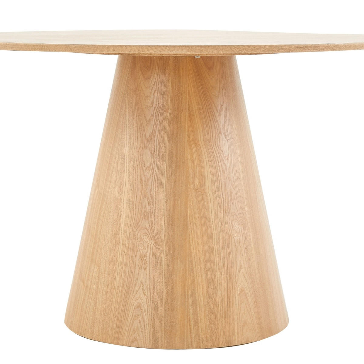 ESSTISCH Rund 120cm aus MDF, natur - Braun, Holz (120/120/75cm) - Giga Meubel