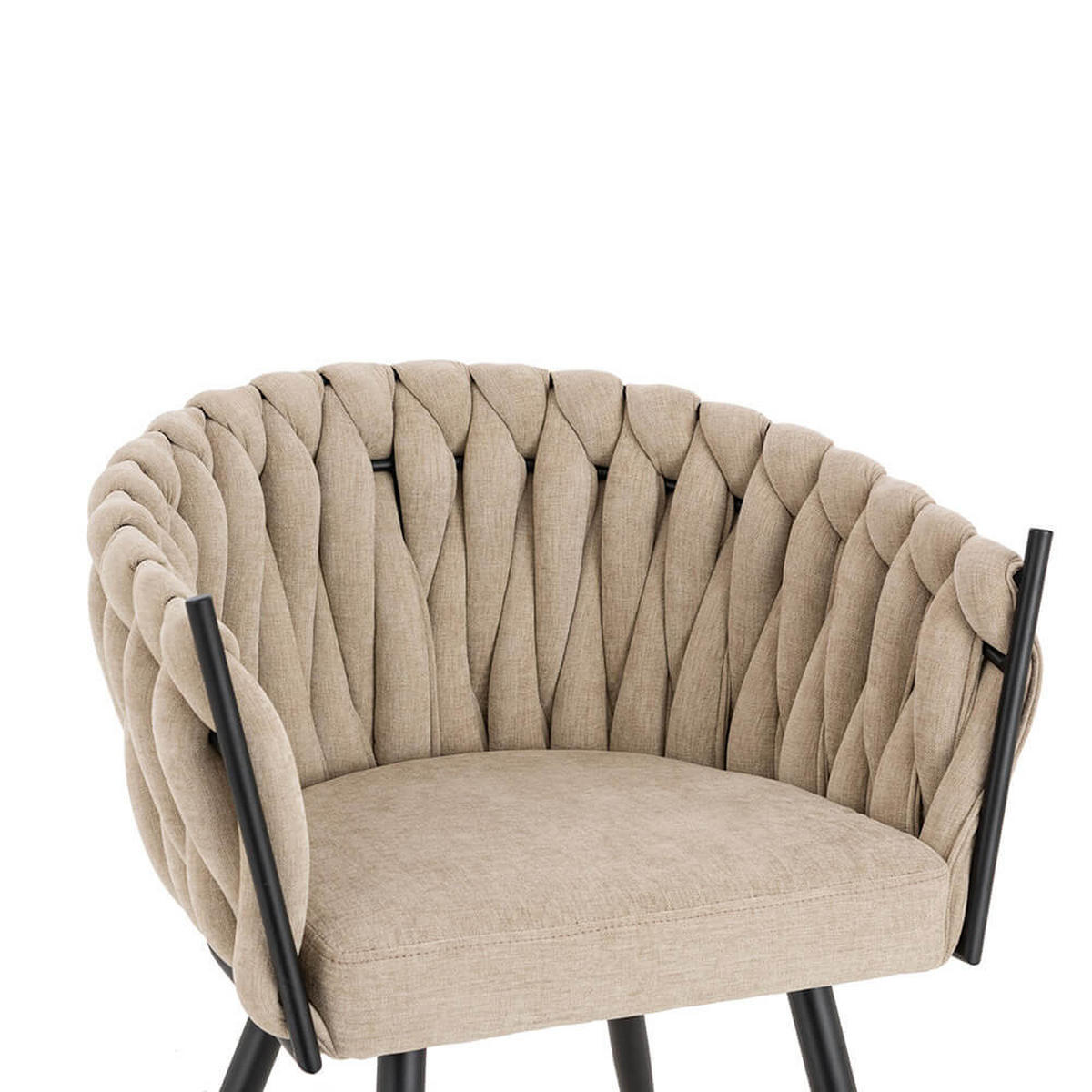 ESSZIMMERSTUHL AYLA - Beige, 1 - Beige, Kunststoff (62/79/51cm) - Home Deluxe