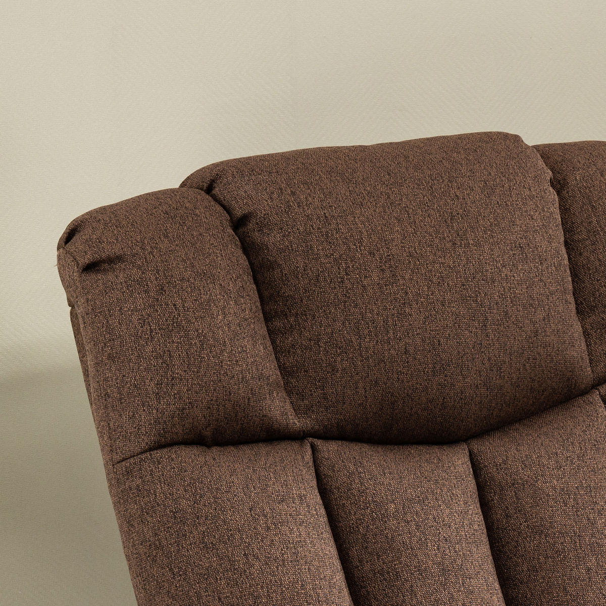 AUFSTEHSESSEL DE-06446 Mit Liegefunktion, 145° neigbar, Taschenfederkern, USB Braun - Braun, Textil/Metall (95/107/92cm) - ComfortXL