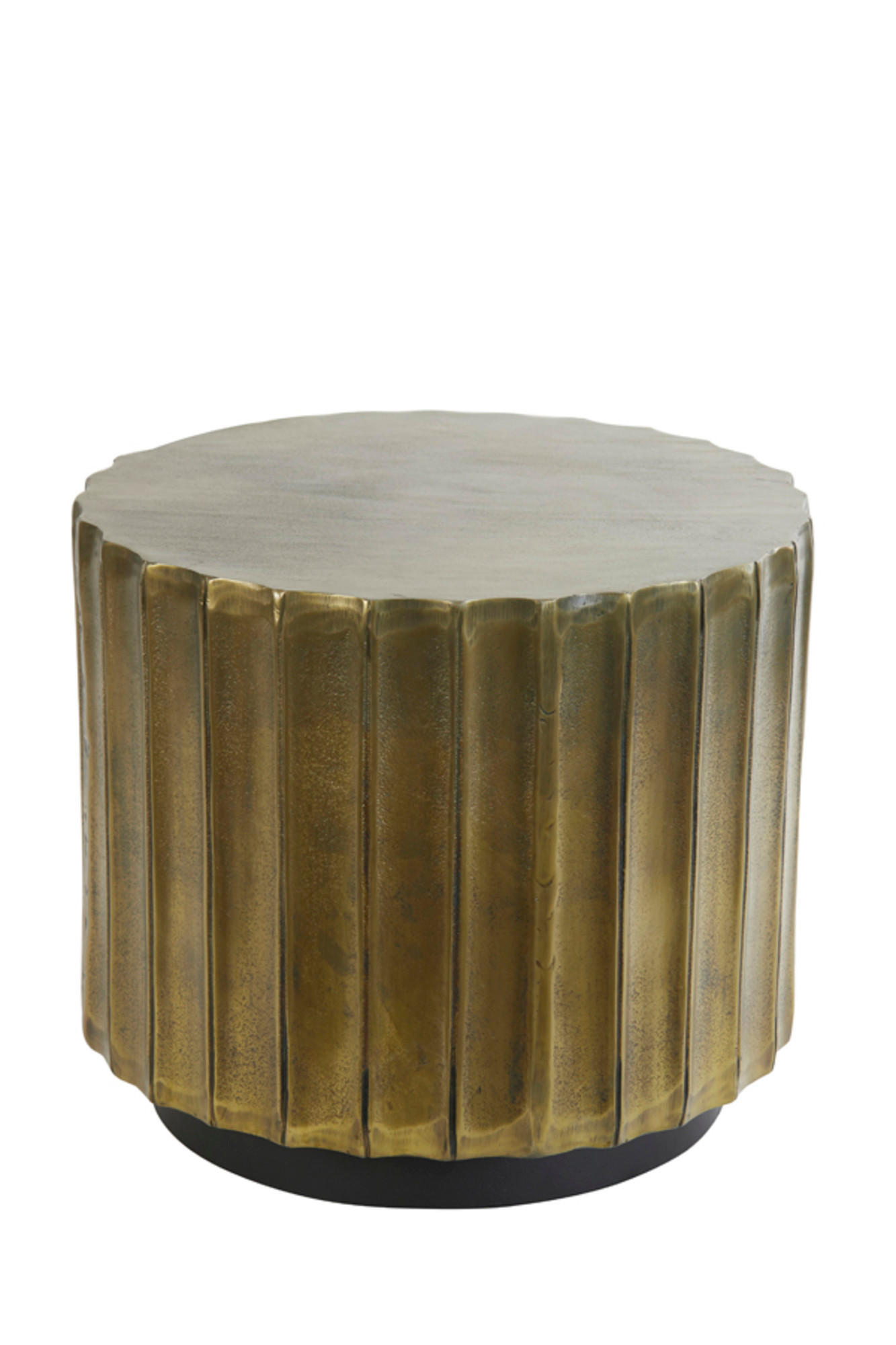 BEISTELLTISCH Kavango Bronze Ø45/39 cm - Bronzefarben, Metall (45/45/39cm) - Light & Living