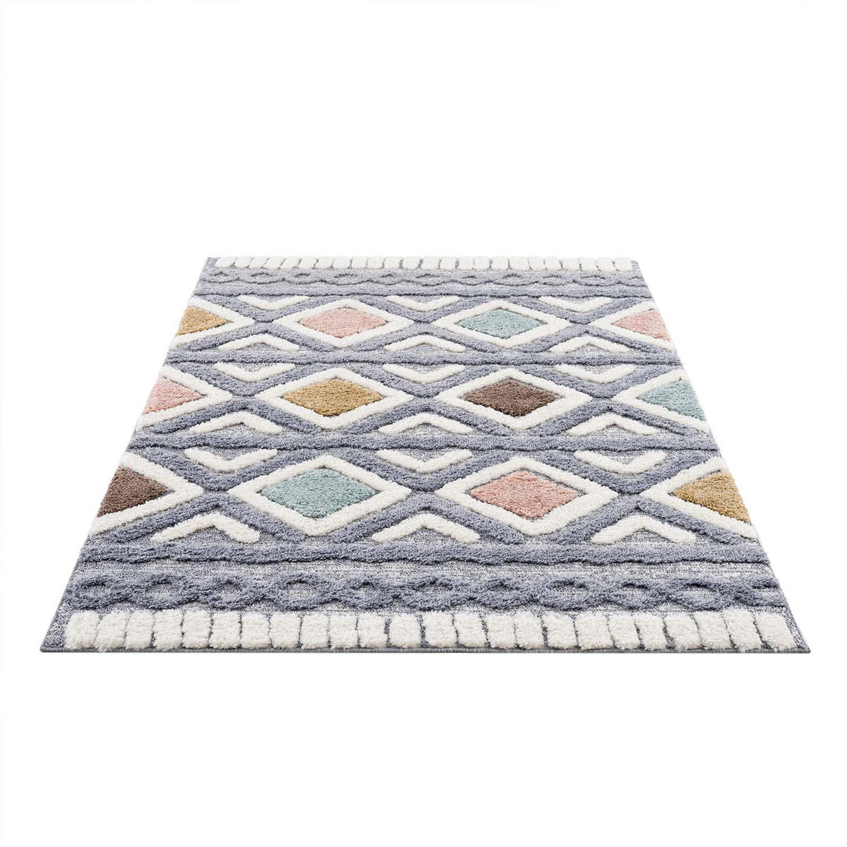 HOCHFLOR-TEPPICH Focus 3382 Multi 160x230 cm - Multicolor, Textil (160/230cm) - carpet city