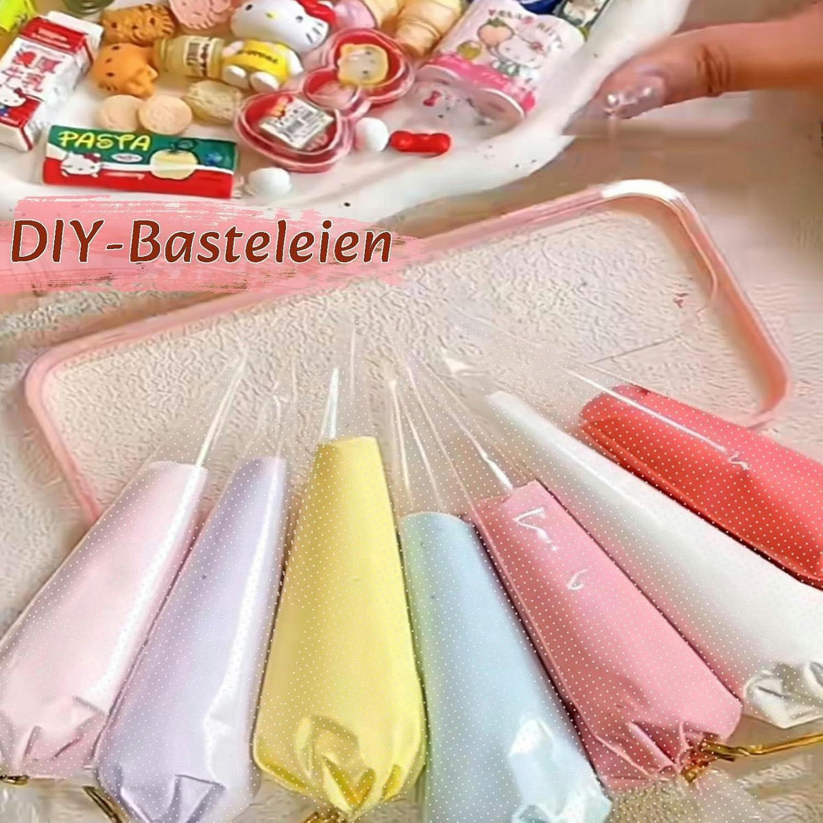 SPRITZBEUTEL 24 Zoll 100 Stück Set - Multicolor, Kunststoff (28.5/1/59.5cm)
