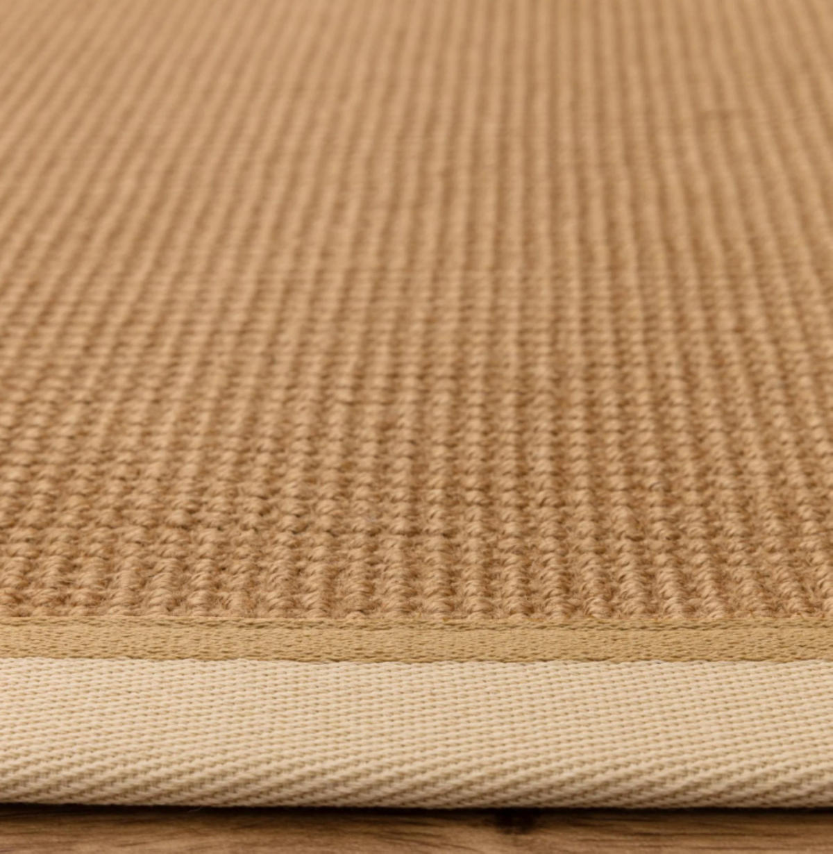 TEPPICH modern Wohn-/Schlafzimmer Naturfaser DORO Weiß 45x75 cm - Weiß, Naturmaterialien (45/75cm) - Novatrend