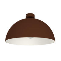 DECKENLEUCHTE Cassis - Dunkelbraun, Metall (40/40/20cm) - Lumicom