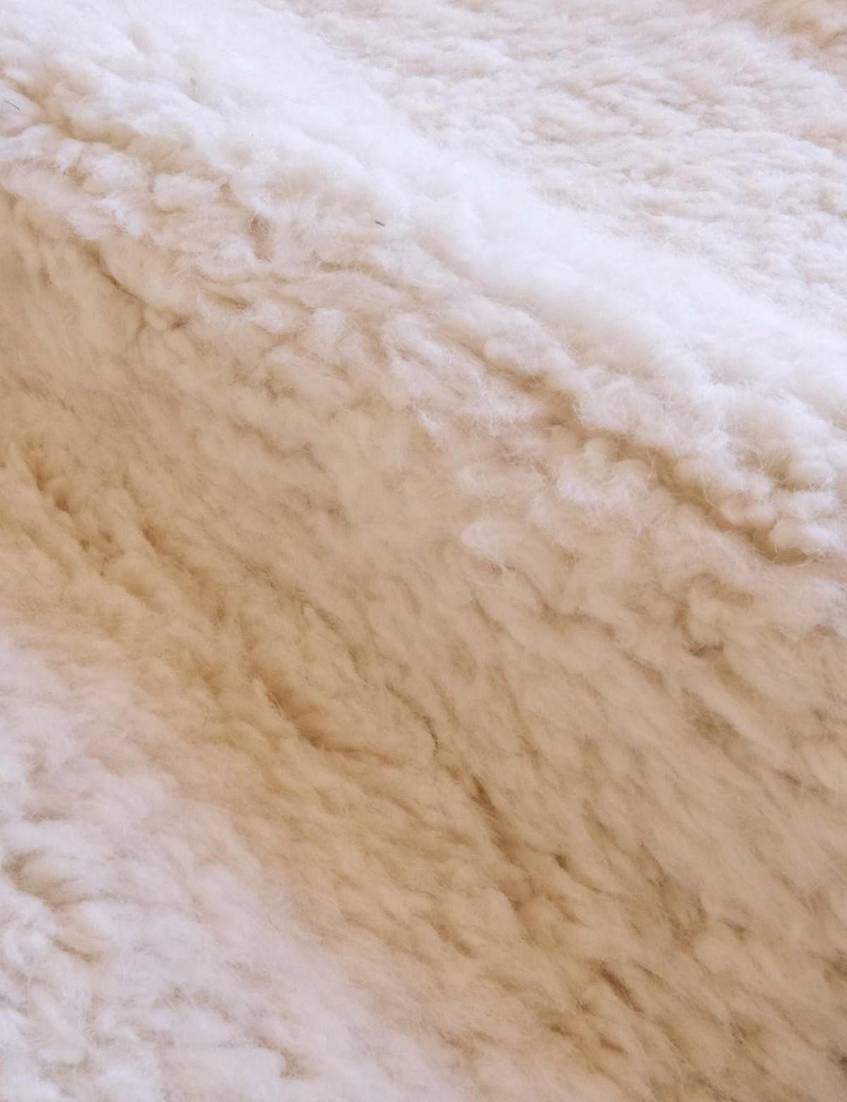 BERBERTEPPICH schlicht Wolle 258x 347 cm - Orange, Naturmaterialien (258/347cm) - AFK Living