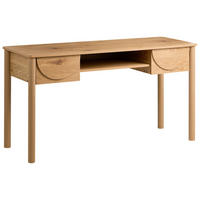 PSACÍ STŮL Světle hnědý 140/50 cm Sendra - světle hnědá, kompozitní dřevo (50/140/75cm) - Beliani