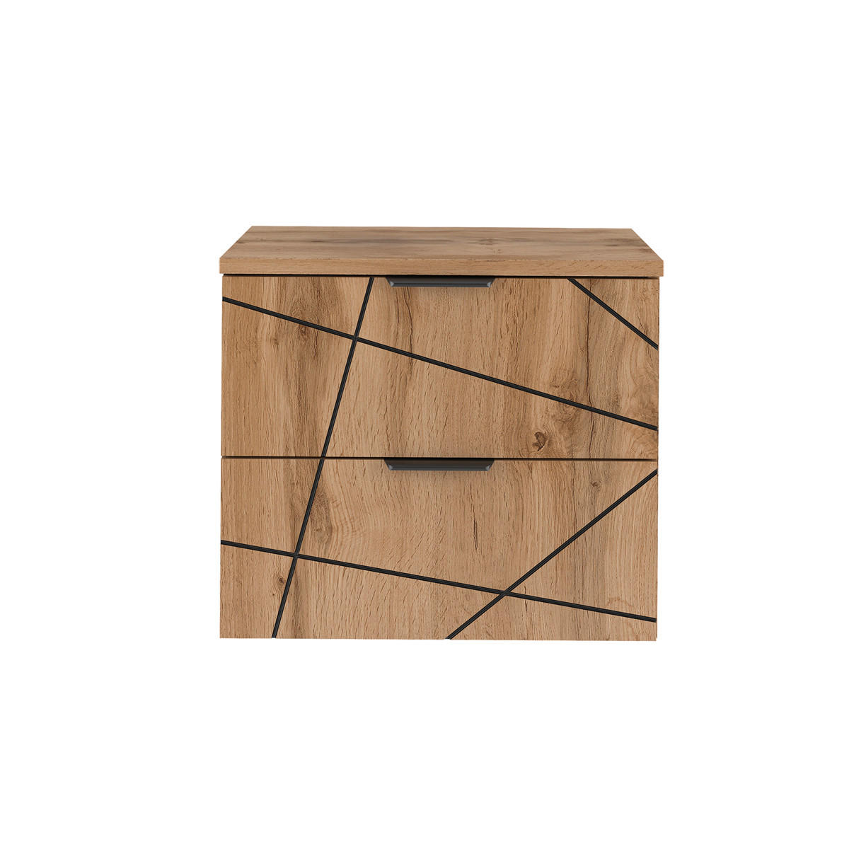 WASCHTISCHUNTERSCHRANK 60.6cm Teren Holz - Braun, Holzwerkstoff (60.6/52.2/46.5cm) - Petits-meubles