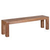 SITZBANK Massivholz Landhausstil handgefertigt, Beige 160x35x45 cm - Beige, Holz (160/45/35cm) - KADIMA DESIGN