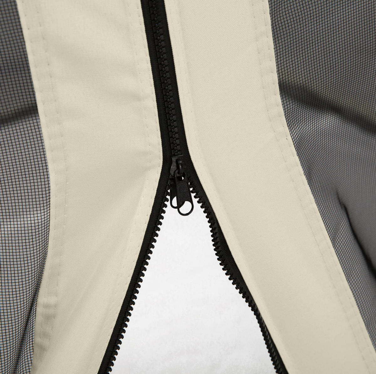 PAVILLONS aus Polyester 3x3 m in Schwarz mit Reißverschluss - Schwarz, Textil (207/1/302cm) - Modfu