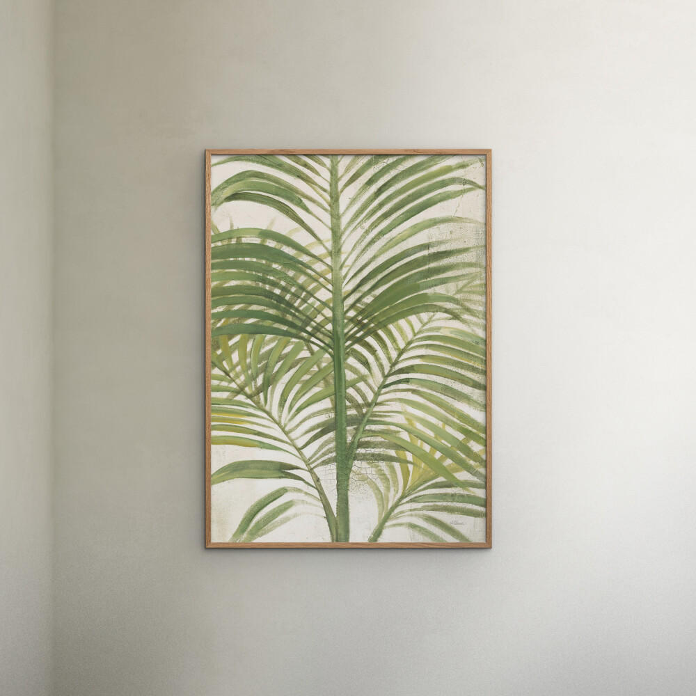 POSTER Wild Apple - Palms II Bright - Grün, Papier (70/100/0.1cm) - Poster&Frame