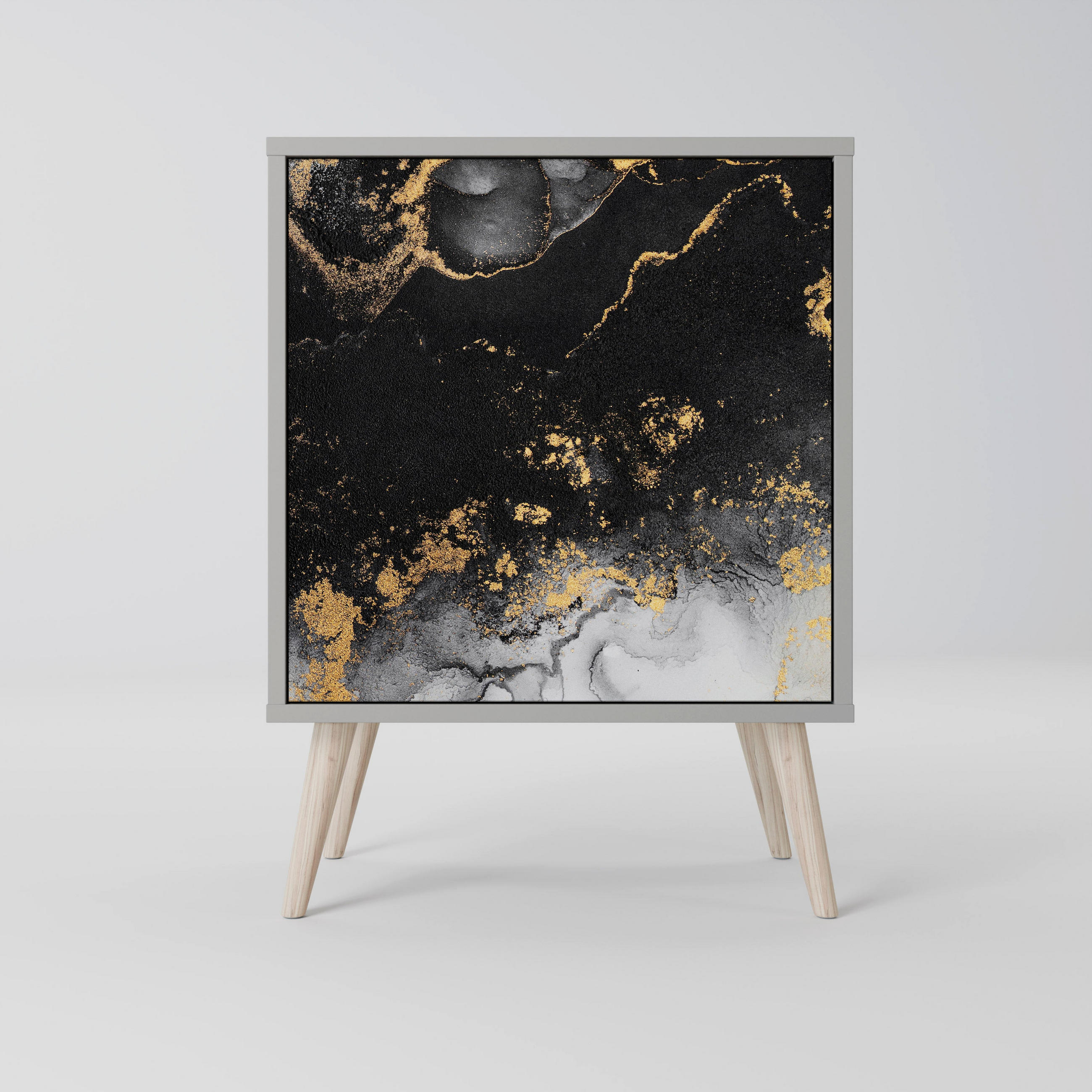SpaceRebels Sideboard Grau 57.5x77.5x42 cm