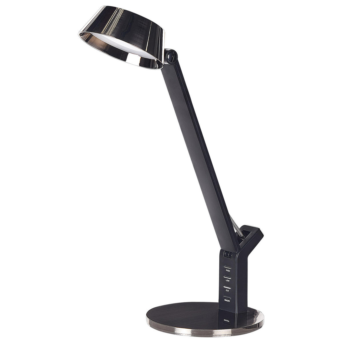 SCHREIBTISCHLAMPE Chamaeleon 17/17/40 cm - Messingfarben, Metall (17/17/40cm) - Beliani