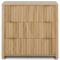 KOMMODE ELLA Eiche - Eichefarben, Holzwerkstoff (78/77/39cm) - IDIMEX