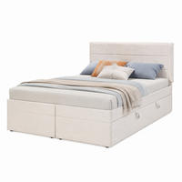 POLSTERBETT mit Bettkasten und Lattenrost 140x200 cm Beige - Beige, Holzwerkstoff (140/200cm) - Beauniv