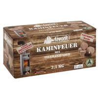 ANZÜNDER XXL, 2,5 kg, aus Holz & Wachs, ökologisch - Braun, Holz (13.5/13.5/30cm) - Westfalia