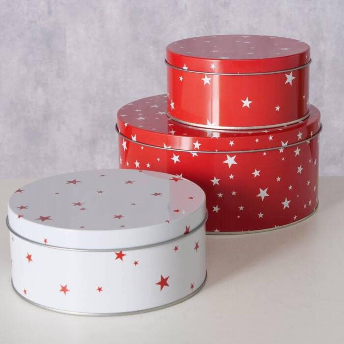DOSEN Sterny Ø 13,5-20 cm, 3er-Set - Multicolor, Metall (20/9/20cm)