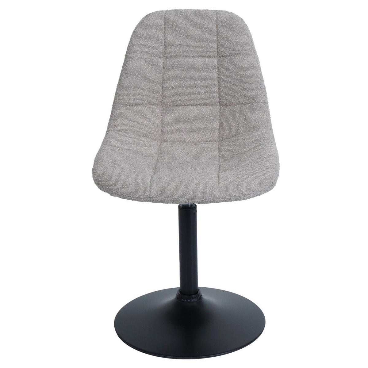 ESSZIMMERSTUHL 2er-Set 83x47x43cm Sitzhöhe 47cm Stahl Stoff/Textil Bouclé Taupe - Taupe, Textil (47/83/43cm) - CHEFGASTRO