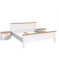 BETTANLAGE Verona Sibiu Lärche Nachbildung 301/90/209 cm - Lärchefarben, Holzwerkstoff - Xonox