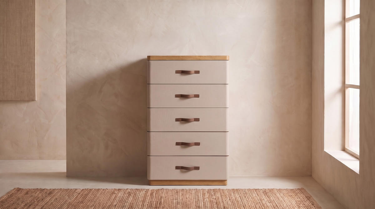 HIGHBOARD FLORIANA Weiß Eiche - Eichefarben/Weiß, Eichenholz/Holz (200/200cm) - KAWOLA