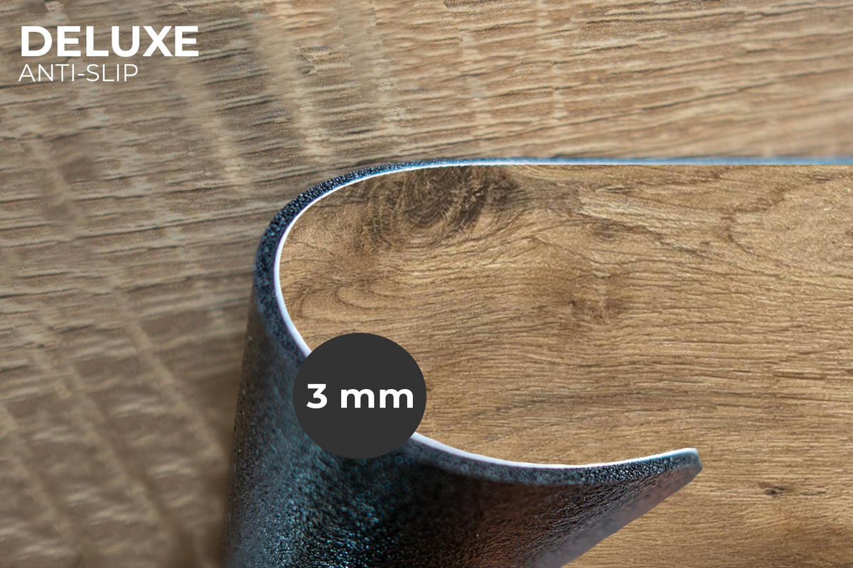 PLATZSETS 6er-Set Holz - Braun - Holzoptik Tisch Untersetzer-Set 45x30 cm - Trüffeleichefarben, Kunststoff (0.3/45/30cm) - MuchoWow