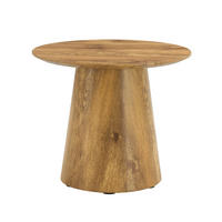 COUCHTISCH in Naturfarbe Wohnzimmertisch mit hochwertiger Holzdekorfolie für Wohnzimmer, B50/T50/H48 cm - Naturfarben, Holzwerkstoff (50/50/48cm) - STILVORA