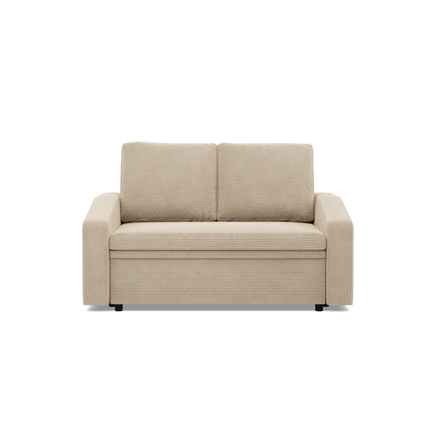 SOFA 2-SITZER MIT SCHLAFFUNKTION NEO, Cord - Beige - Beige, Textil (148/90/87cm)