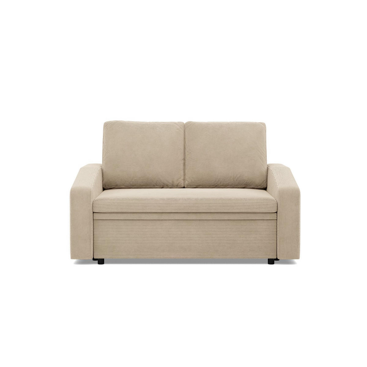 SOFA 2-SITZER MIT SCHLAFFUNKTION NEO, Cord - Beige - Beige, Textil (148/90/87cm)