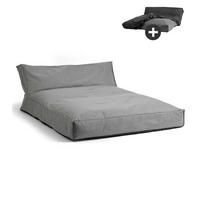 OOUTDOOR LOUNGE Das Daybed - Dunkelgrau, Textil (130/55/150cm) - Mokebo