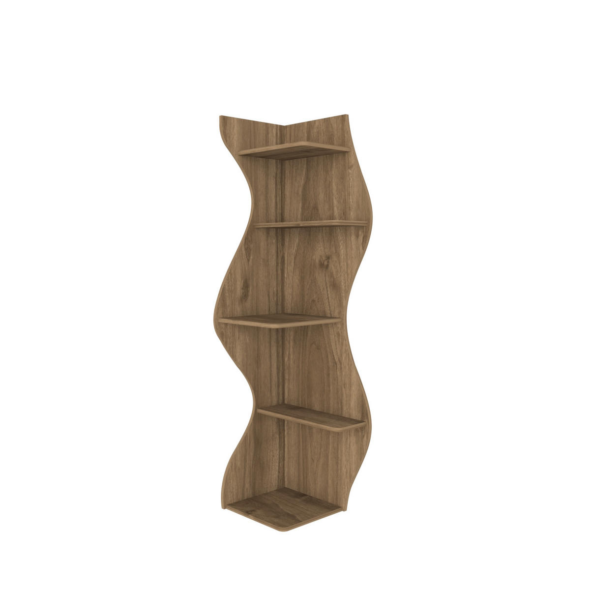 BÜCHERREGAL Nila - Braun, Holzwerkstoff (45/170/22cm) - Decorotika