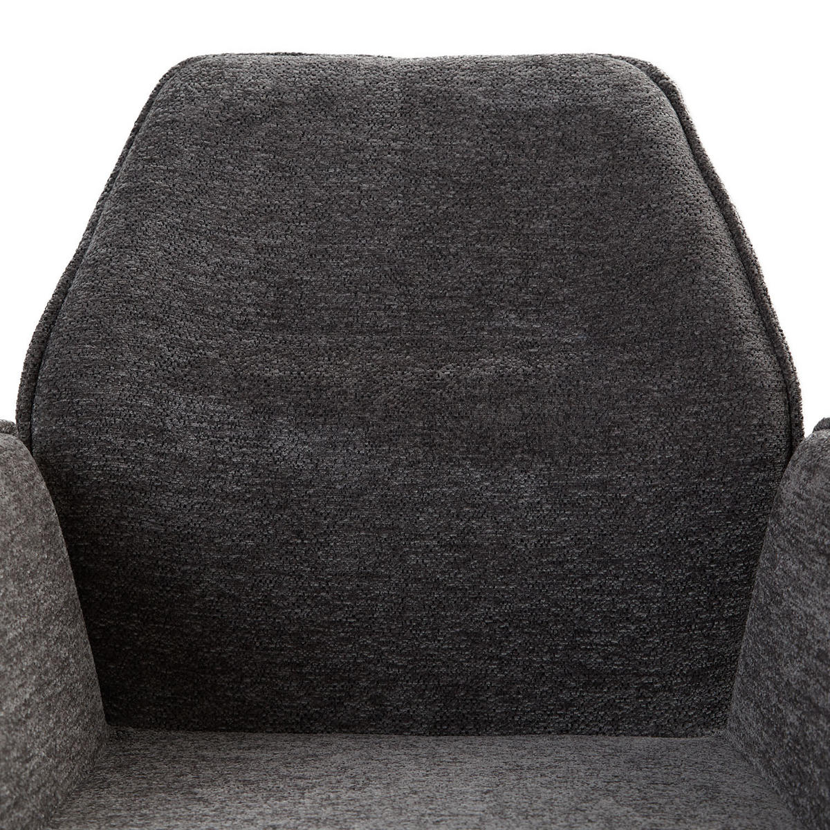 ARMLEHNSTUHL 2 Stück in Stahl drehbar Grau - Grau, Textil (61/93/60cm) - Homestyle4u