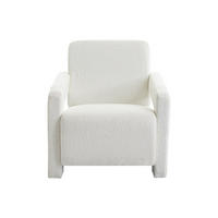 SESSEL mit gerader Rückenlehne - 1 Person - Stoff - Weiß - - Weiß, Textil (65/71/83cm) - Vente-Unique