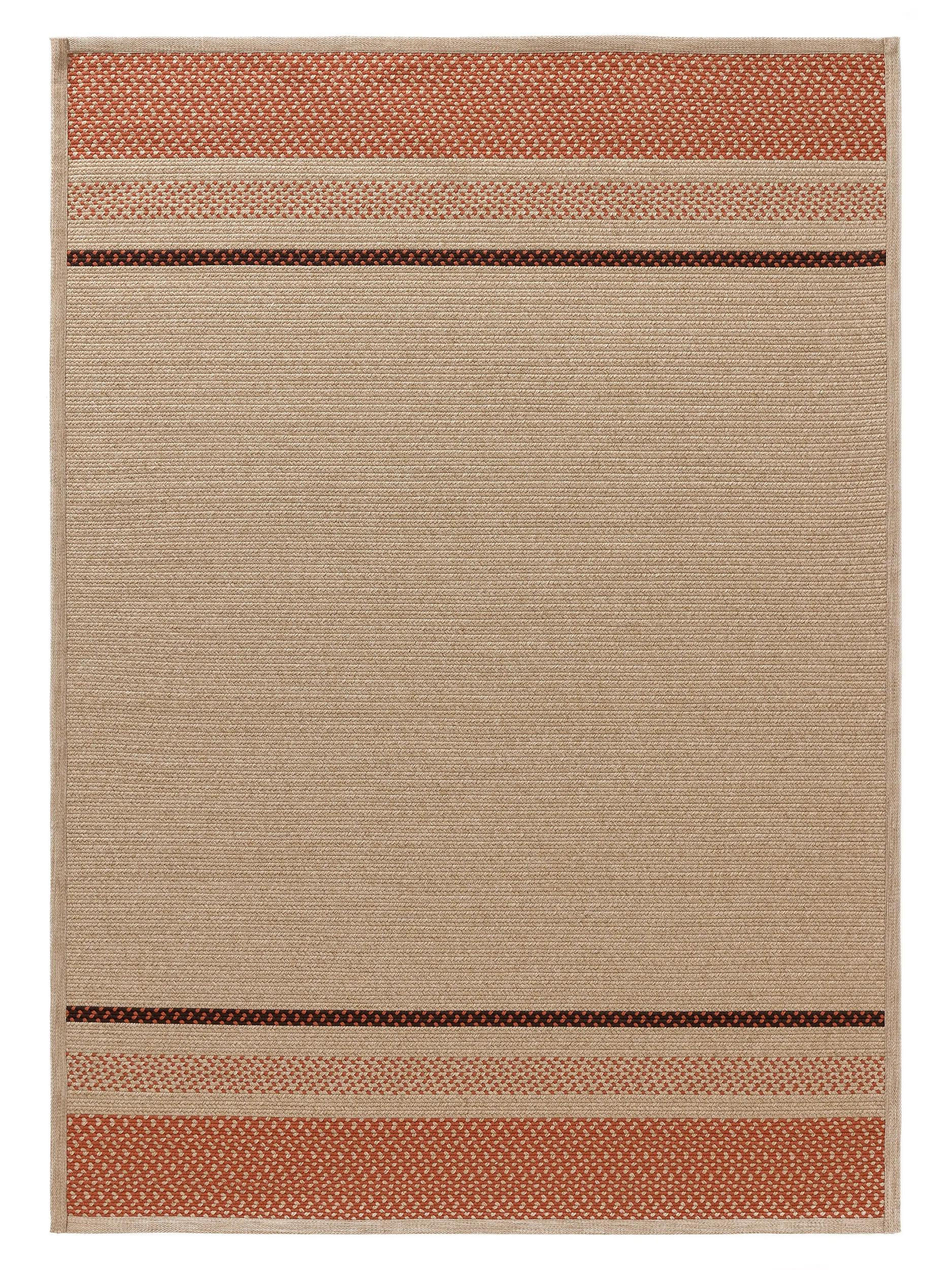 OUTDOORTEPPICH Nandi Terracotta 200x300 cm - Terracotta, Textil (200/300cm) - benuta Nest