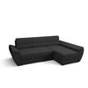 ECKSOFA L REBI L3 Rainbow 27 Rechts mit Schlaffunktion, Grau - Grau, Textil (251/140cm)
