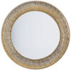 WANDSPIEGEL gold 80 cm Channay - Goldfarben, Metall (80/80/5cm) - Beliani