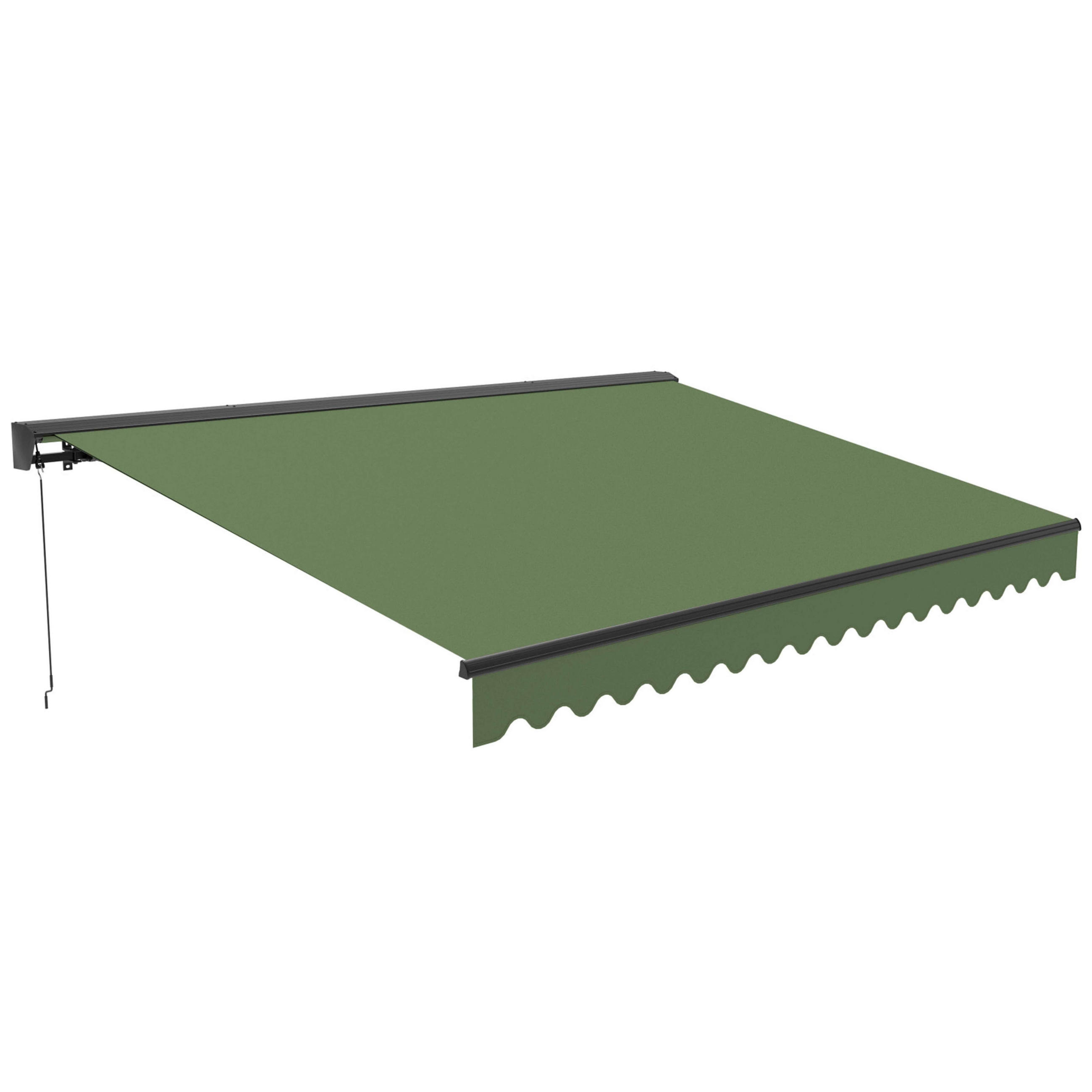 MARKISE 2,50x2m, Kaktusgrün - Grün, Metall (200/1/250cm) - Oviala