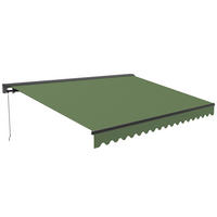 MARKISE 2,50x2m, Kaktusgrün - Grün, Metall (200/1/250cm) - Oviala
