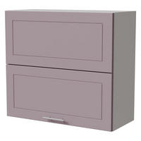 KLAPPHÄNGESCHRANK Bari W8B/80-AV Weiß / RAL 4009 pastellviolett 80 / 32,5 / 72cm - Violett/Weiß, Holz/Holzwerkstoff (80/72/32.5cm) - Feldmann-Wohnen