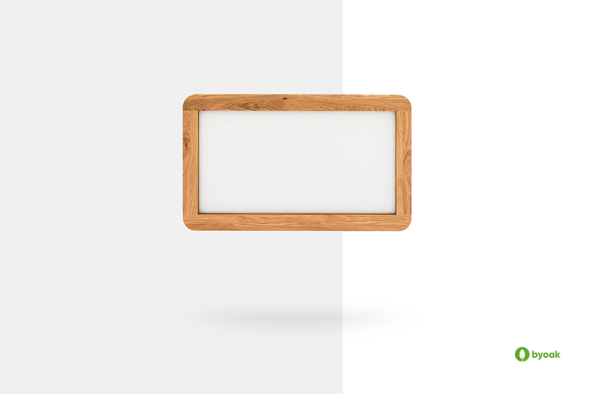 SPIEGEL GREG Kernbuche - Kernbuche, Holz (140/60/2cm) - byoak