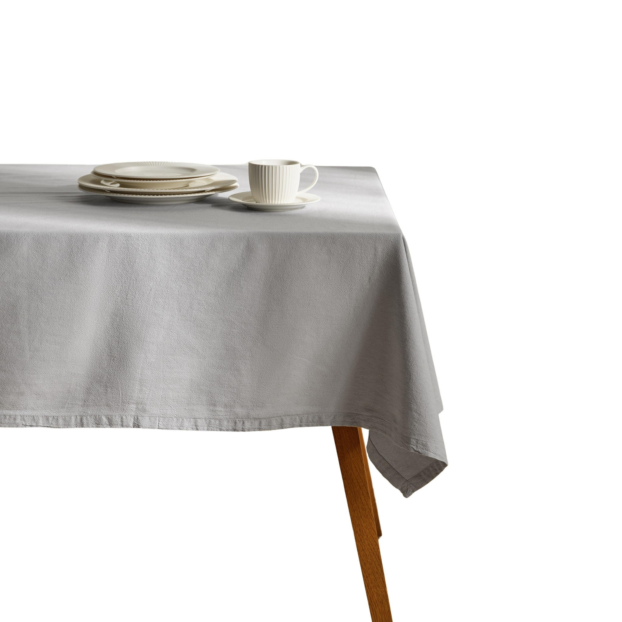 TISCHDECKE Campos - Hellblau, Textil (180/130/1cm) - home&you