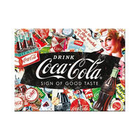 MAGNET 6/8 cm Coca-Cola Collage - Multicolor, Metall (8/6/0.1cm) - Nostalgic-Art