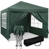 PAVILLON Pop-Up wasserdichter Faltpavillon, aus Oxford Metallrahmen 3 x 3 m - Grün, Metall (300/300/260cm) - Woltu